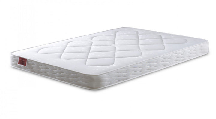Vertical Panels Buttoned Fabric Upholstered Top Curve Winged Headboard with Ottoman Storage Bed Base & Mattress