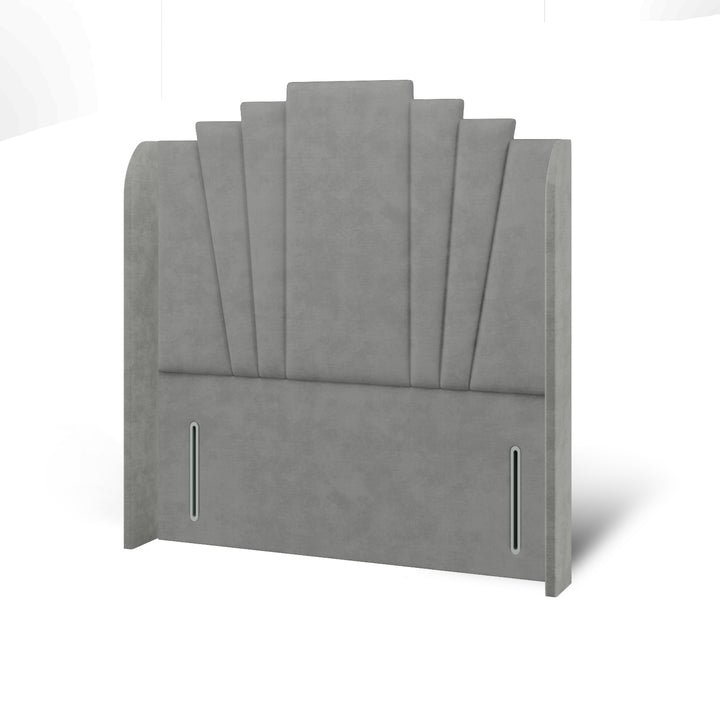 Gatsby Fabric Upholstered Top Curve Winged Headboard